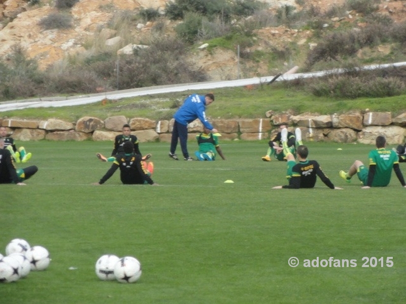 foto's van het trainingskamp ADO Den Haag Estepona 2015