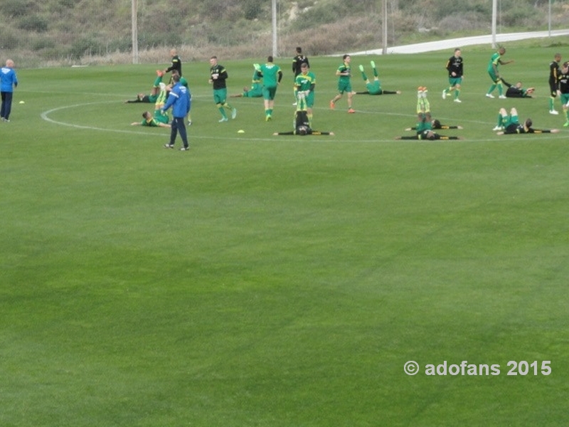 foto's van het trainingskamp ADO Den Haag Estepona 2015