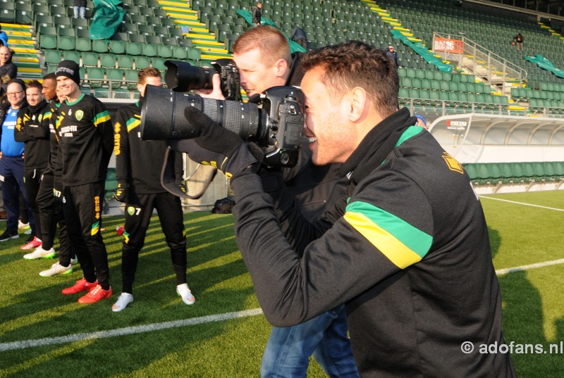  ADO Den Haag ontvangt kampioen Wilfried Kanon met erehaag