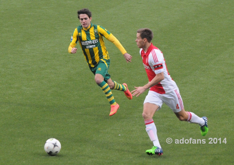 foto's ADO Den Haag op de valreep verdiend gelijk met Ajax