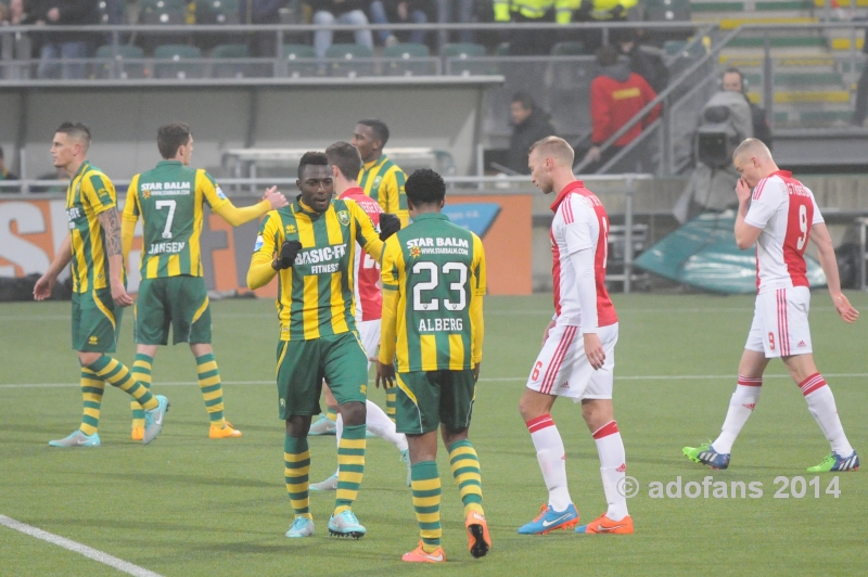 foto's ADO Den Haag op de valreep verdiend gelijk met Ajax