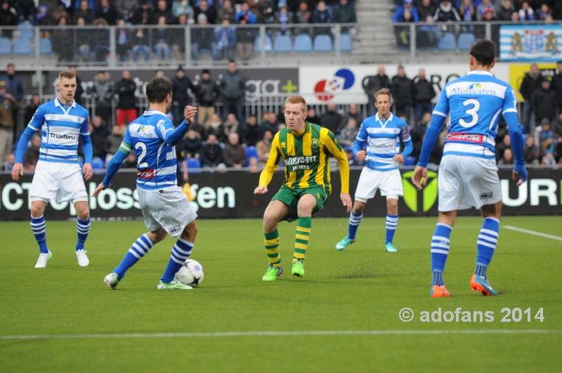 07-dec-2014 Pec Zwolle  ADO Den Haag  eindstand 3-1 