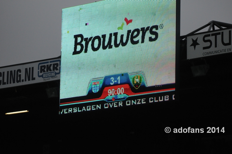 07-dec-2014 Pec Zwolle  ADO Den Haag  eindstand 3-1 