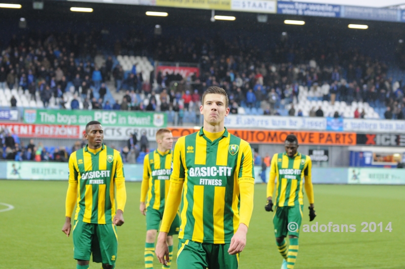 07-dec-2014 Pec Zwolle  ADO Den Haag  eindstand 3-1 