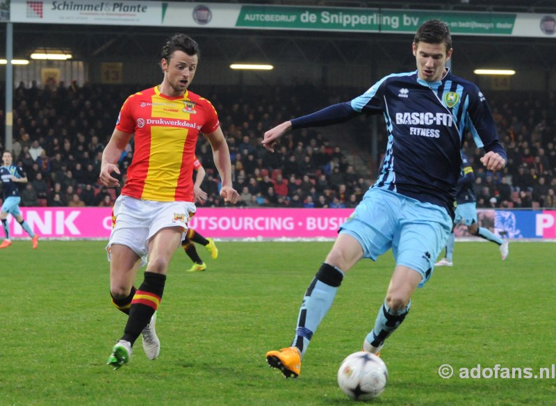 wedstrijd foto's Go Ahead Eagles ADO Den Haag  25-01-2015