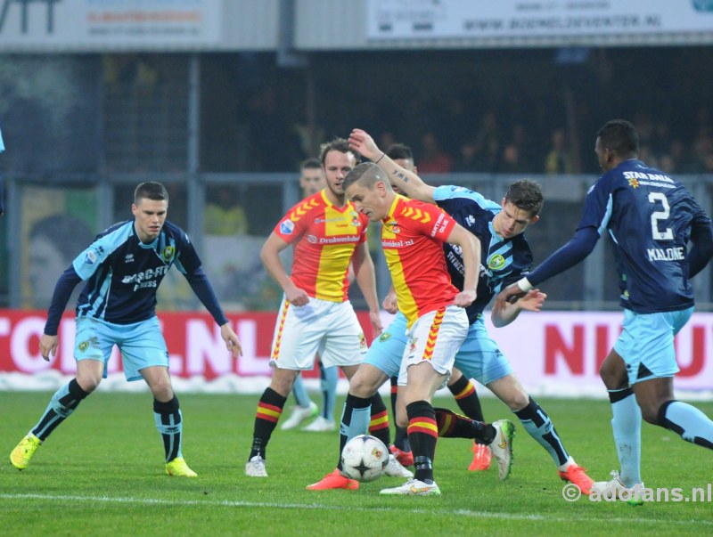 wedstrijd foto's Go Ahead Eagles ADO Den Haag  25-01-2015