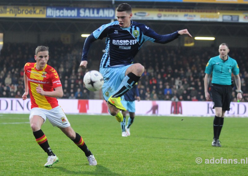 wedstrijd foto's Go Ahead Eagles ADO Den Haag  25-01-2015