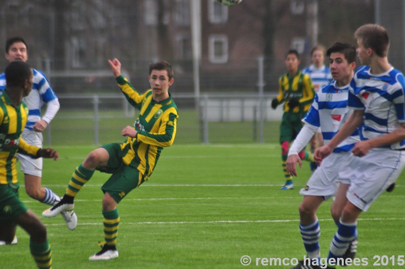 Foto`s wedstrijden ADO Den Haag jeugdopleiding 10 januari 2015