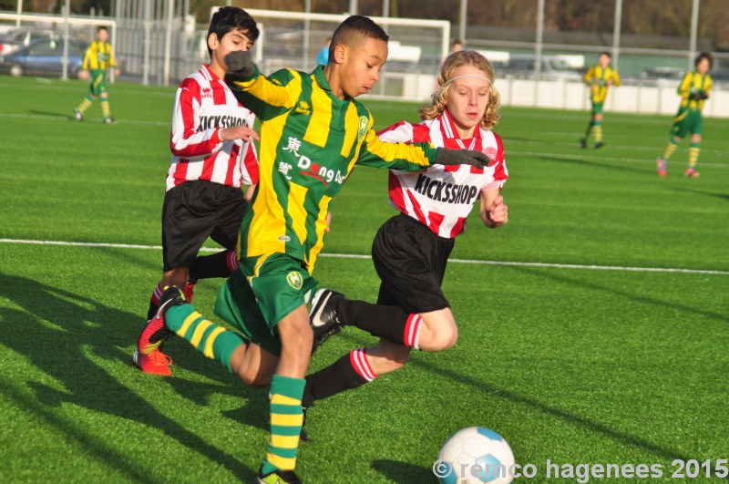 wedstrijden ADO Den Haag jeugdopleiding 24 januari 2015