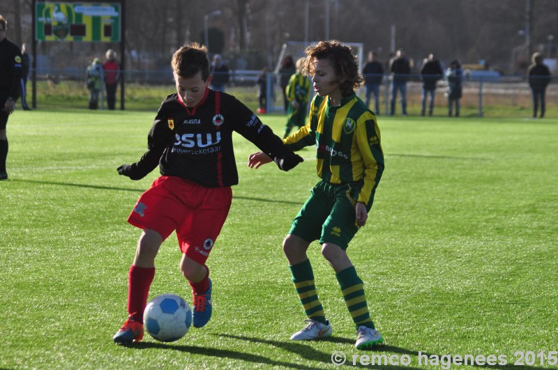 wedstrijden ADO Den Haag jeugdopleiding 24 januari 2015