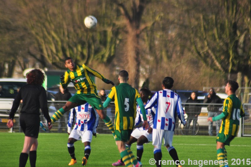 wedstrijden ADO Den Haag jeugdopleiding 24 januari 2015