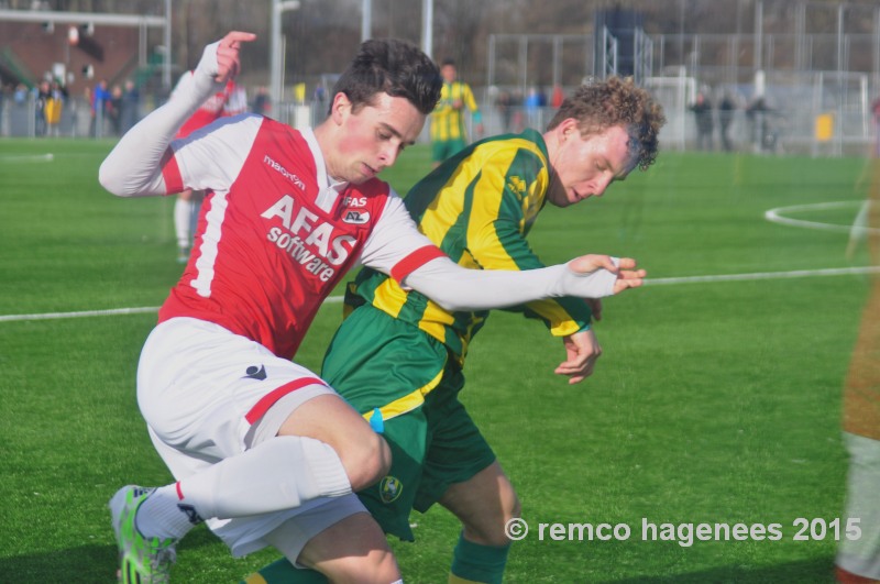 Foto`s wedstrijden ADO Den Haag jeugdopleiding 7 maart 2015