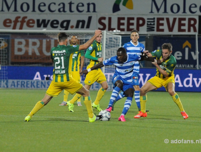 pec zwolle wint van ADO Den Haag