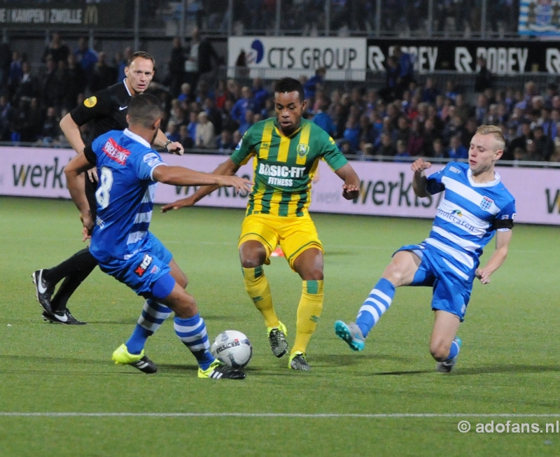 pec zwolle wint van ADO Den Haag