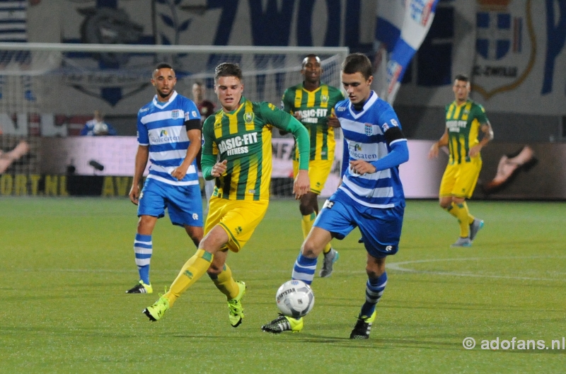 pec zwolle wint van ADO Den Haag