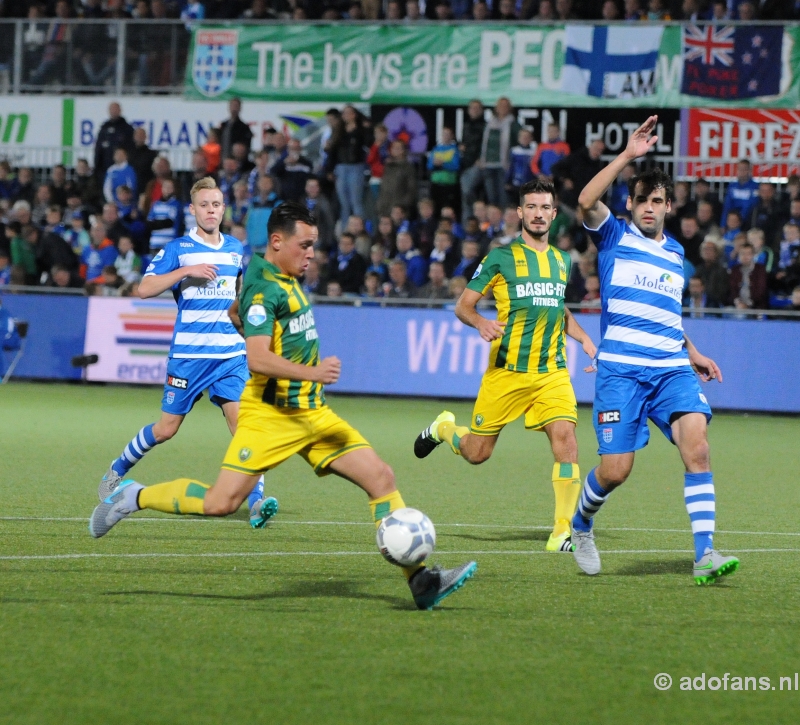 pec zwolle wint van ADO Den Haag