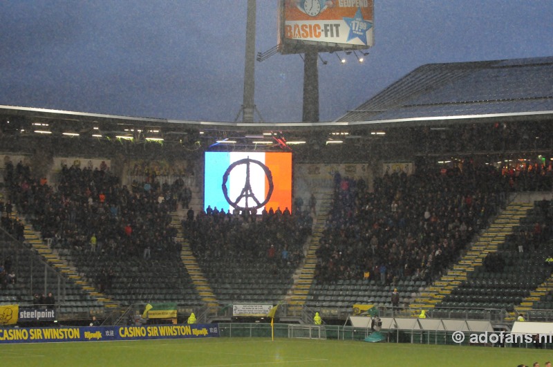 ADO Den Haag speelt gelijk tegen Vitesse