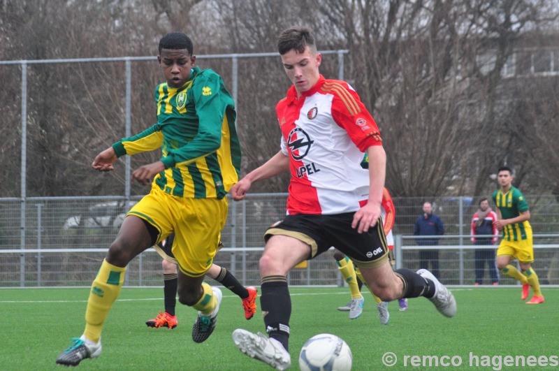 ADO Den Haag B1 tegen Feyenoord B2 