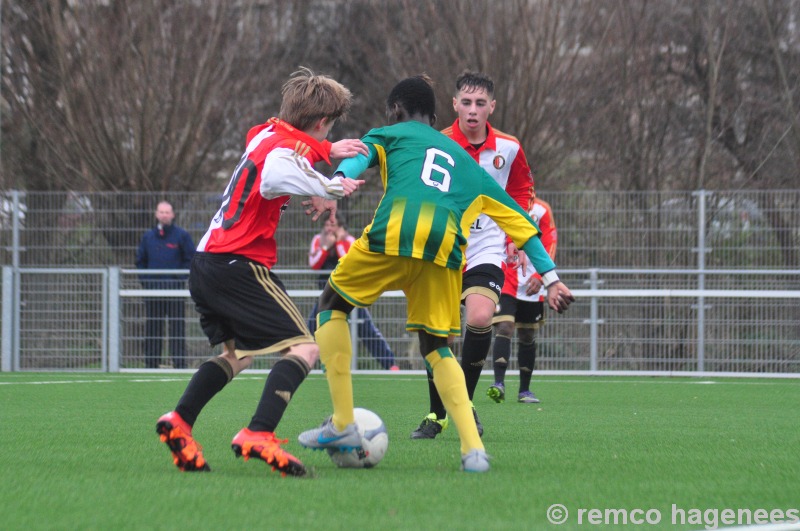 ADO Den Haag B1 tegen Feyenoord B2 