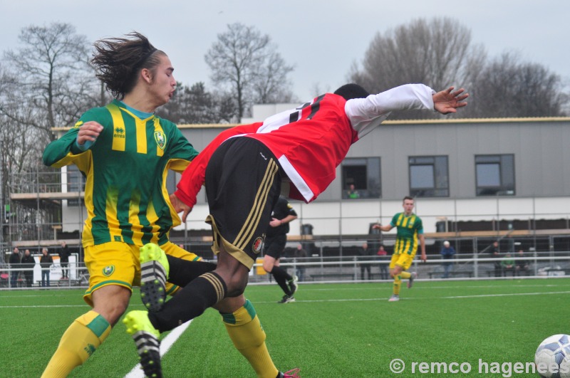 ADO Den Haag B1 tegen Feyenoord B2 