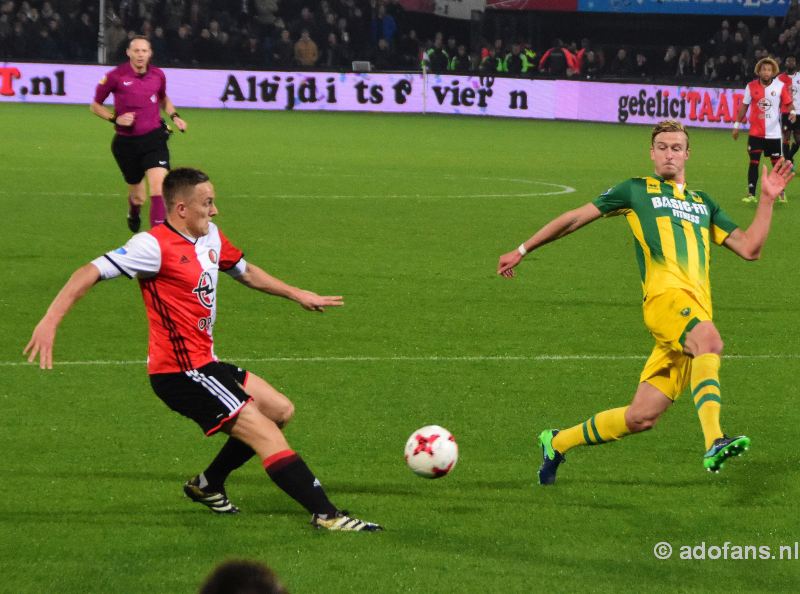 ADO Den Haag verliest met 5-1 knvb-beker Feyenoord