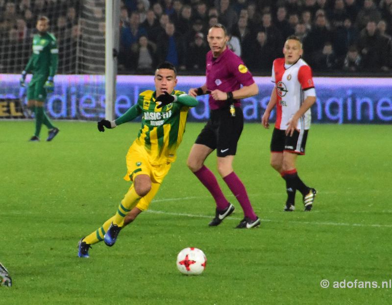 ADO Den Haag verliest met 5-1 knvb-beker Feyenoord