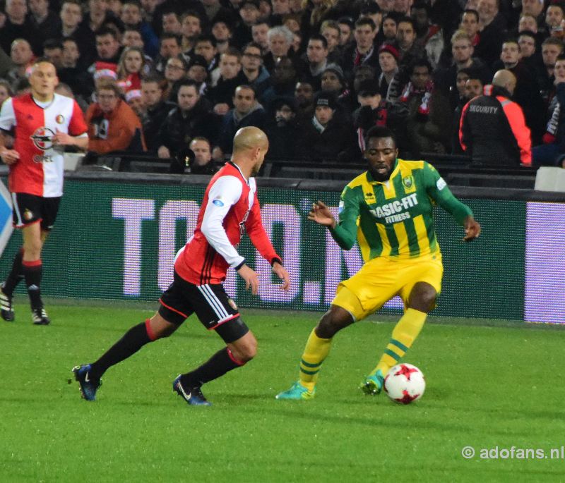 ADO Den Haag verliest met 5-1 knvb-beker Feyenoord