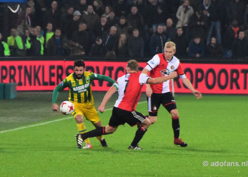 ADO Den Haag verliest met 5-1 knvb-beker Feyenoord