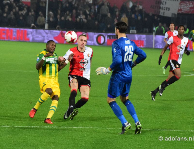 ADO Den Haag verliest met 5-1 knvb-beker Feyenoord