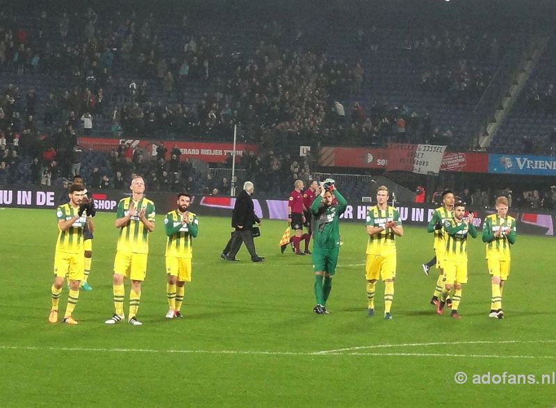 ADO Den Haag verliest met 5-1 knvb-beker Feyenoord