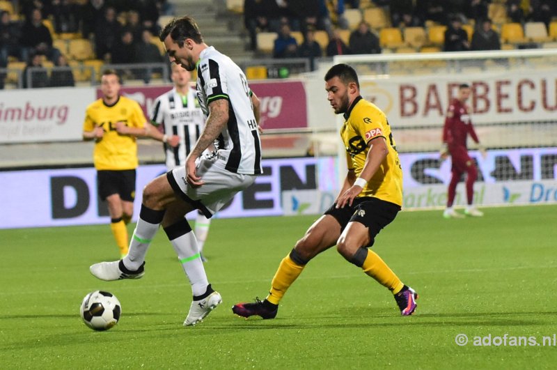 Spits MIke Havenaar tijdens Roda JC - ADO Den Haag