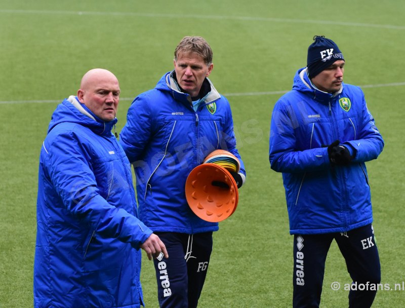 Alfons Groenendijk, Dirk Heesen ADO Den Haag