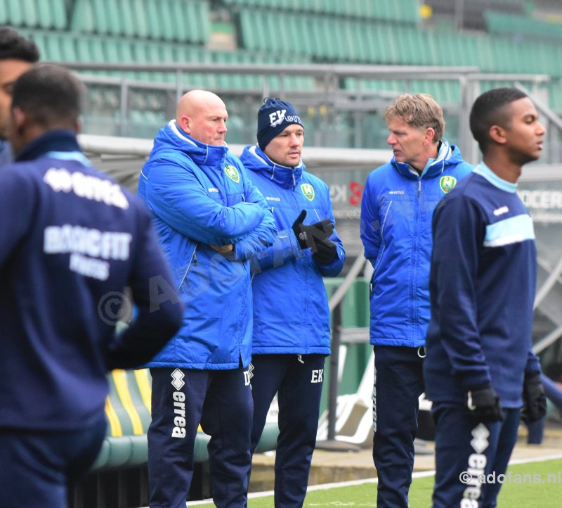 Alfons Groenendijk, Dirk Heesen ADO Den Haag