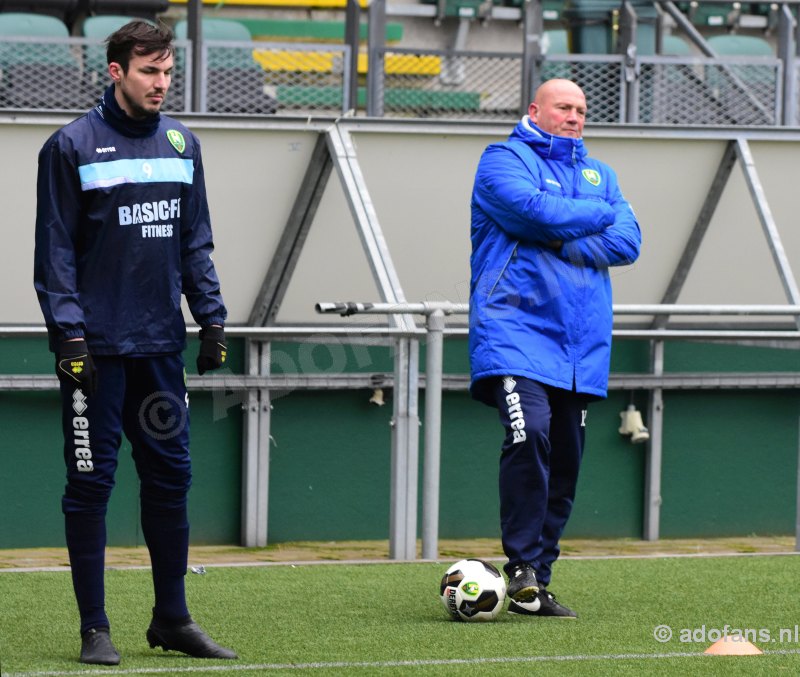 Alfons Groenendijk, Dirk Heesen ADO Den Haag