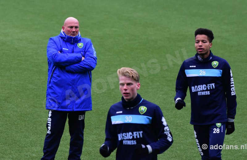 Alfons Groenendijk, Dirk Heesen ADO Den Haag