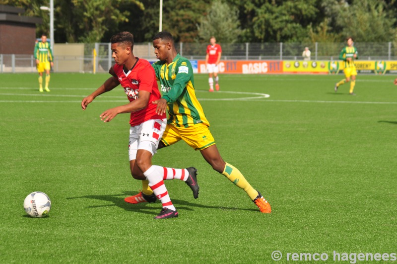 ADO Den Haag O19 tegen AZ Alkmaar O19, eindstand: 2-1 (competitie)