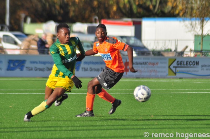 foto's wedstrijden ADO Den Haag Jeugdopleiding 19 november 2016 tegen Sparta, Volendam, Vitesse