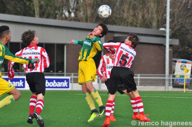 foto's wedstrijden ADO Den Haag Jeugdopleiding 19 november 2016 tegen Sparta, Volendam, Vitesse