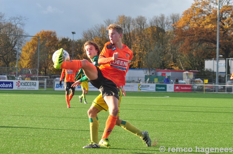 foto's wedstrijden ADO Den Haag Jeugdopleiding 19 november 2016 tegen Sparta, Volendam, Vitesse