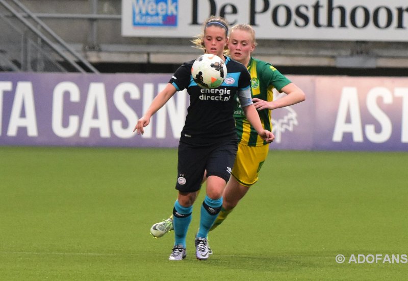 Vrouwenvoetbal ADO Den Haag wint van PSV