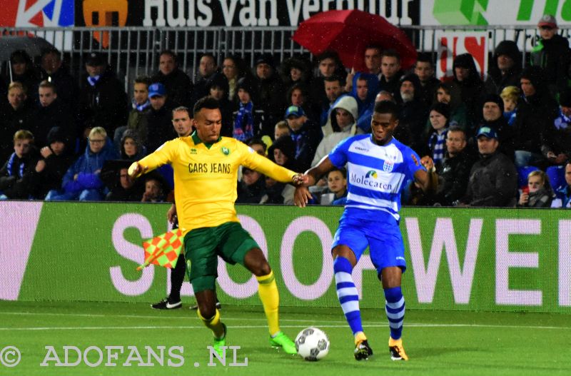 ADO Den Haag, Pec Zwolle, eredivisie,  28-oktober 2017