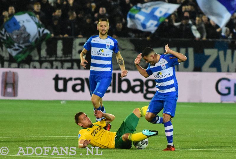 ADO Den Haag, Pec Zwolle, eredivisie,  28-oktober 2017