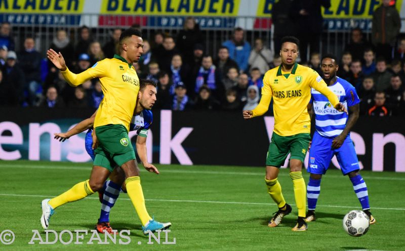 ADO Den Haag, Pec Zwolle, eredivisie,  28-oktober 2017