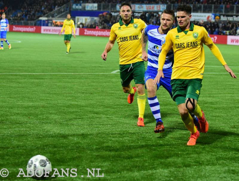 ADO Den Haag, Pec Zwolle, eredivisie,  28-oktober 2017