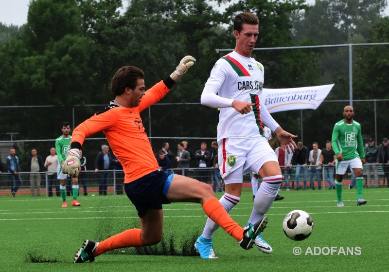 ADO Den Haag, Lugdunum, Oefenwedstrijd, Dennis van de Heijden