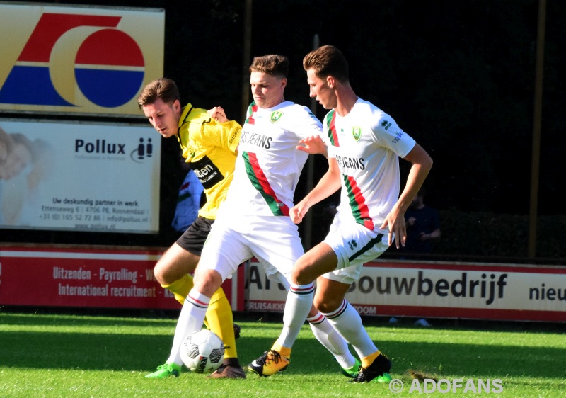 oefenduel, RKSV Halsteren, ADO Den Haag, Danny bakker, Dennis van der heijden