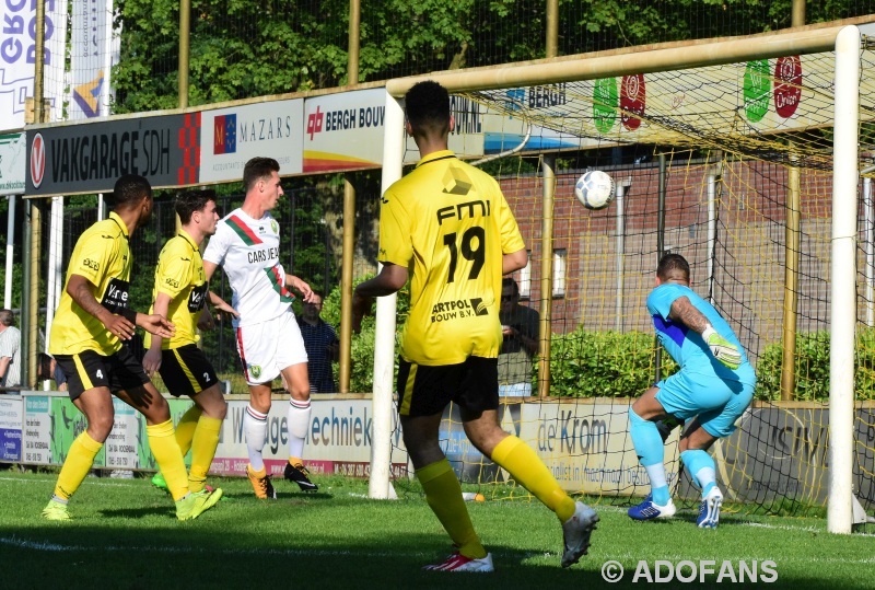 oefenduel, RKSV Halsteren, ADO Den Haag, Dennis van der Heijden, Doelpunt