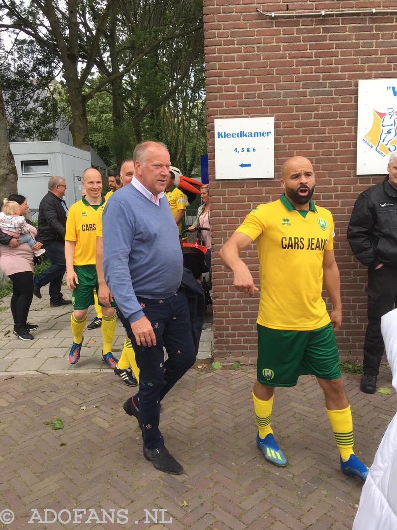 Oud ADO Den Haag wint jubileumwedstrijd van Haagse Hout