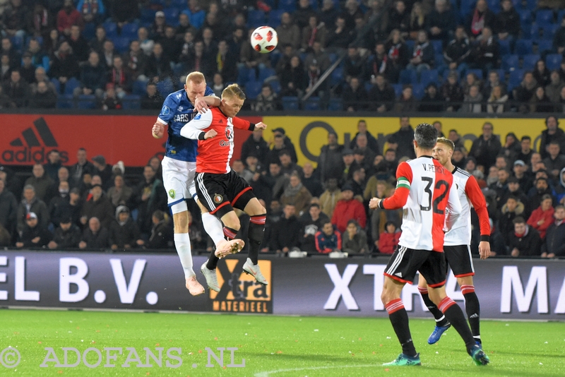 Feyenoord, ADO Den Haag 2e ronde KNVB Beker 2018-2019