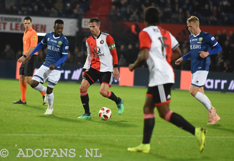 Feyenoord, ADO Den Haag 2e ronde KNVB Beker 2018-2019